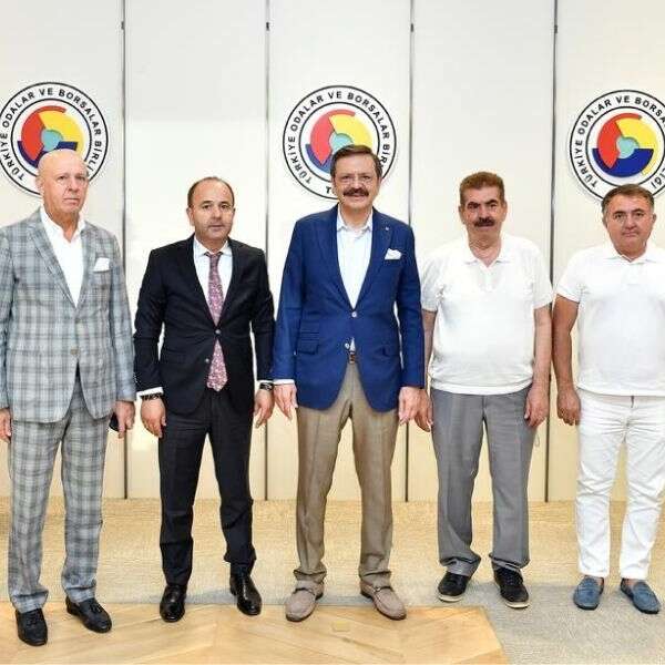 TPF Heyeti, TOBB Başkanı M. Rifat Hisarcıklıoğlu’nu ziyaret etti