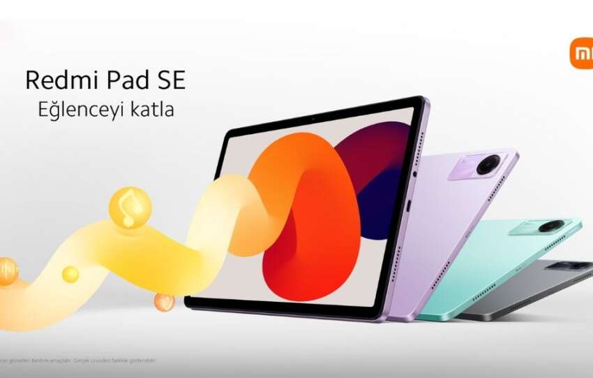 Xiaominin yeni tableti Redmi Pad SE Turkiyede satista