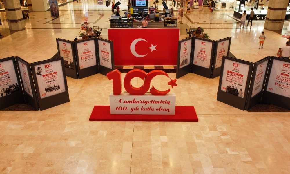 Cumhuriyetimiz’in 100. yılı M1 Adana’da coşkuyla kutlanıyor