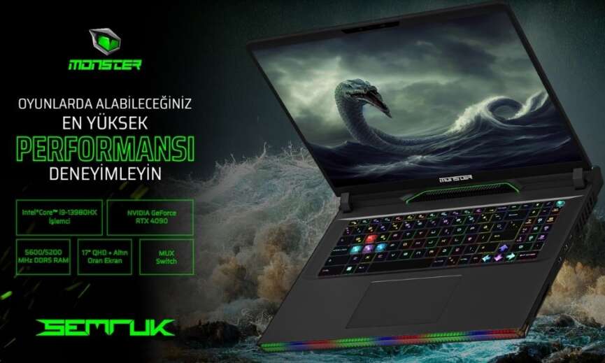 Monster Notebook Semruk serisinin yeni canavarlarini satisa sundu