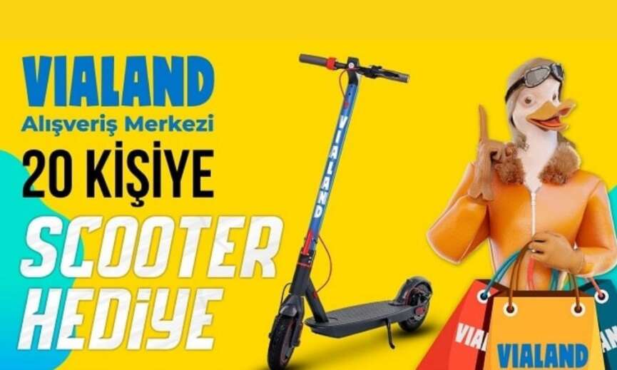 20 kisi elektrikli scooterlardan birine sahip olacak