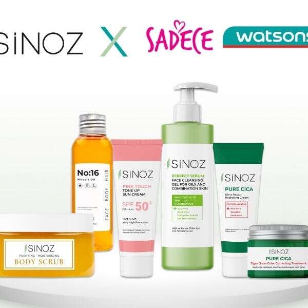 Cilt bakımının sevilen markası Sinoz artık sadece Watsons’ta