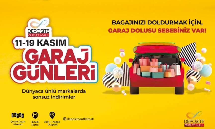 Deposite Outlet Mallde garaj gunleri basliyor