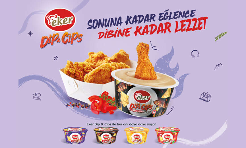 Eker Dip Cips serisi yepyeni bir lezzet yolculuguna cikariyor