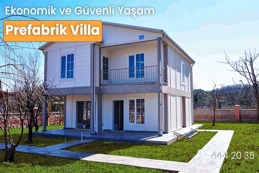 Ekonomik ve Guvenli Yasam Prefabrik Villa