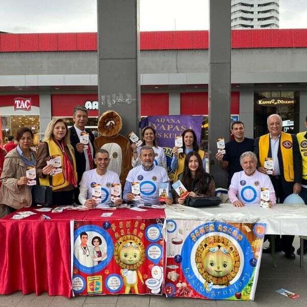 M1 Adana‘da Diabet farkındalığı etkinliği