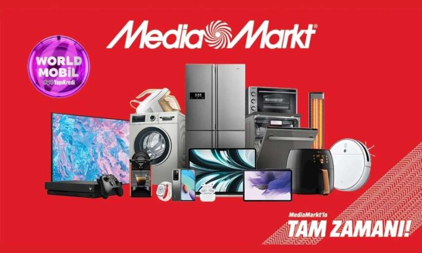 MediaMarktta 10.000 TL ve uzeri alisveris yapin 600 TL Worldpuan kazanin