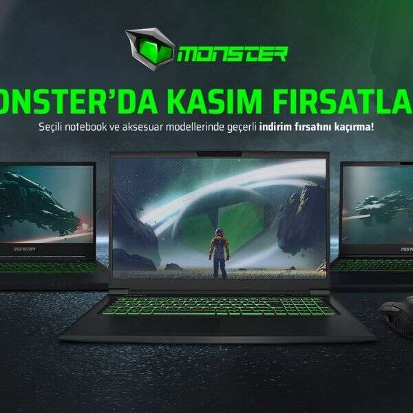 Monster Notebook’larda kasım ayına özel indirimler