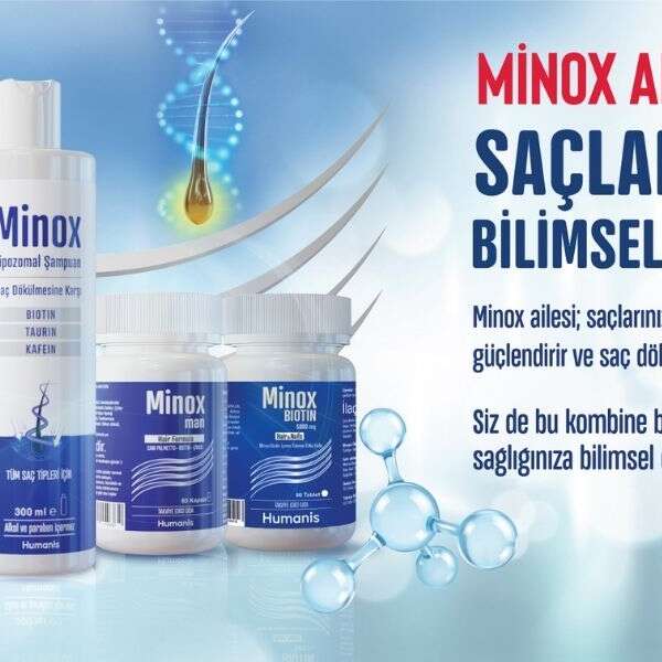 Saçlarınıza bilimsel dokunuş: Minox ailesi ile saçlarınız güçlensin