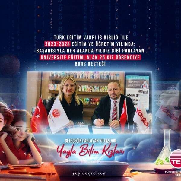 Yayla 25. yılında 25 öğrenciye TEV bursu veriyor