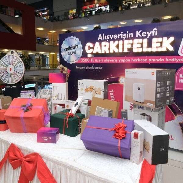 Alışverişin keyfi çarkıfelek, Gebze Center’da kazandırıyor