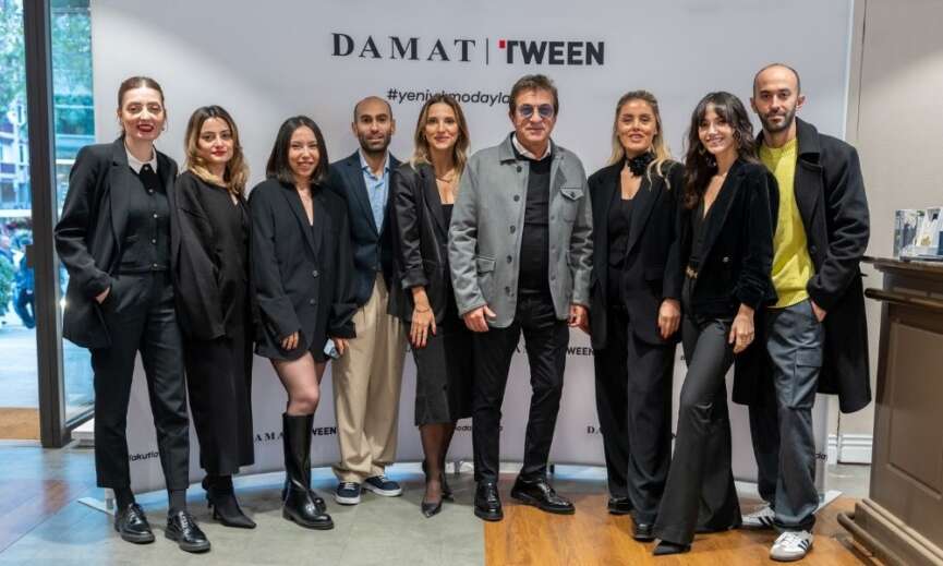 Damat Tweenden Luks Stil Moda konseptinde yilbasi kutlamasi