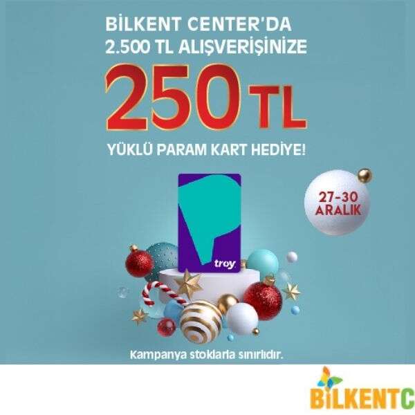 Kazandıran alışverişin adresi Bilkent Center
