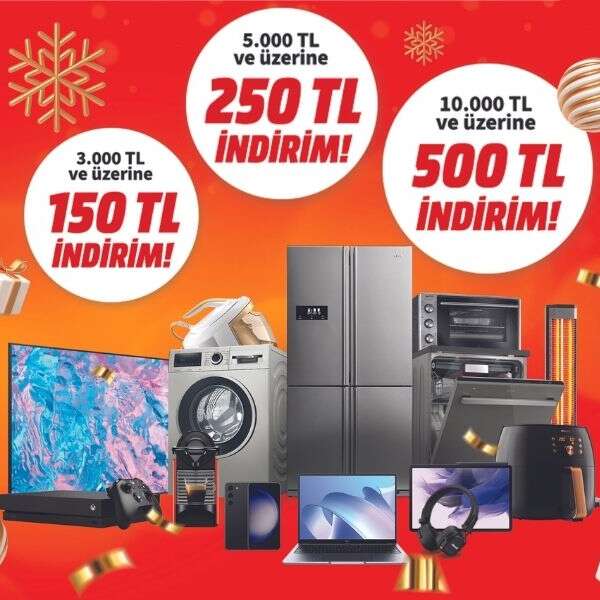 MediaMarkt’tan CLUB üyelerine özel 500 TL’ye varan indirim kuponu