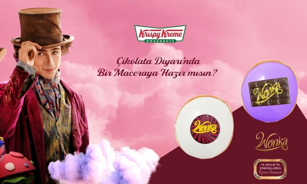 Krispy Kreme; Wonka Harikalar Diyarı’na Özel Lezzetler Sunuyor