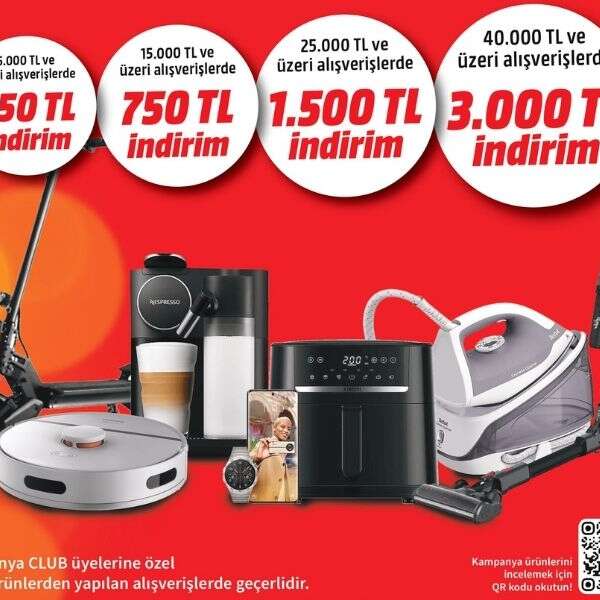 MediaMarkt’tan CLUB üyelerine özel 3.000 TL’ye varan indirim
