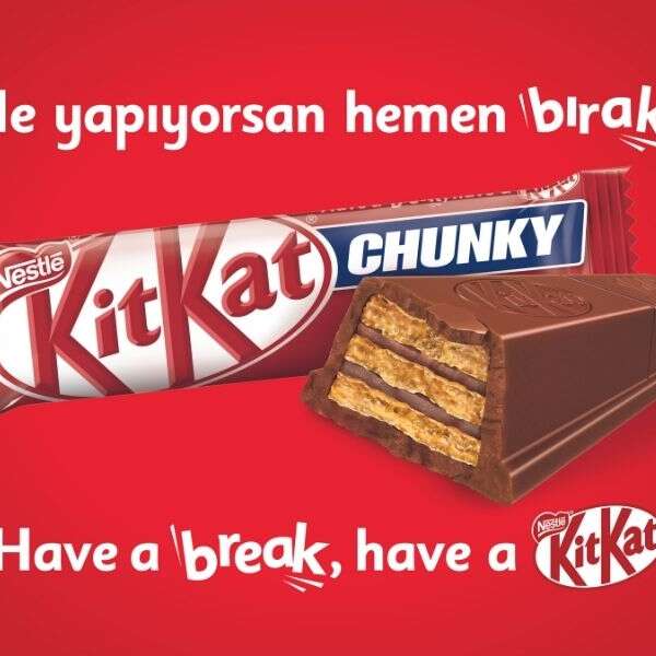 KitKat yeni kampanyasıyla herkesi lezzetli bir mola vermeye çağırıyor