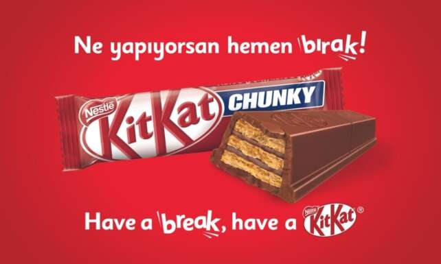 KitKat yeni kampanyasiyla herkesi lezzetli bir mola vermeye cagiriyor