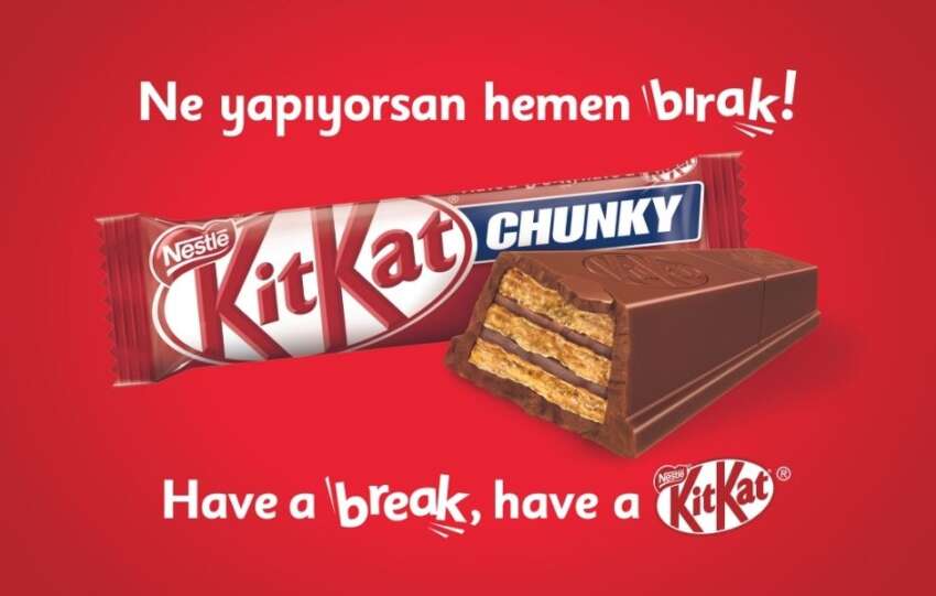 KitKat yeni kampanyasiyla herkesi lezzetli bir mola vermeye cagiriyor