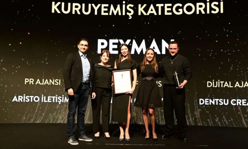 Kuruyemis sektorunde Yilin Itibarlisi yine Peyman