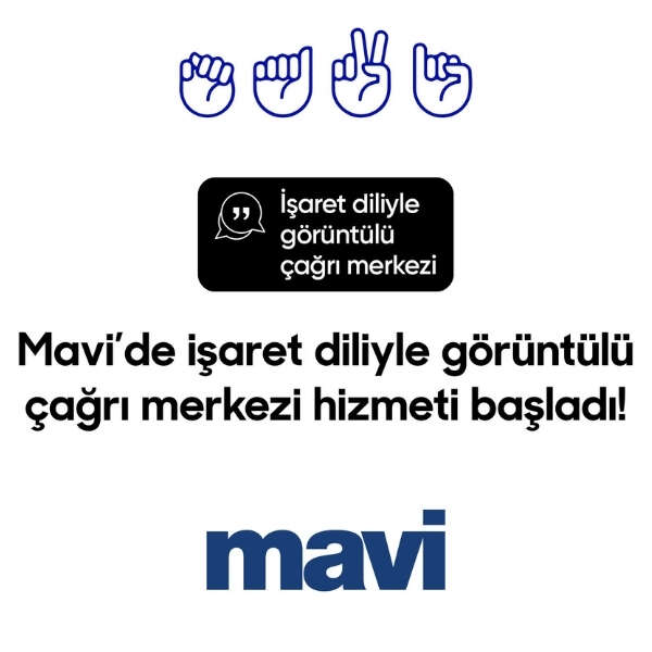 Mavi’de işaret diliyle görüntülü çağrı merkezi hizmeti başladı