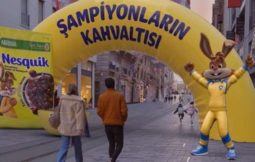 Nesquikten CGI Calismasi Sampiyonlarin Kahvaltisi Taksimde