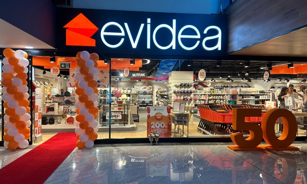 Evidea’nın 50. mağaza açılışı coşkuyla kutlandı