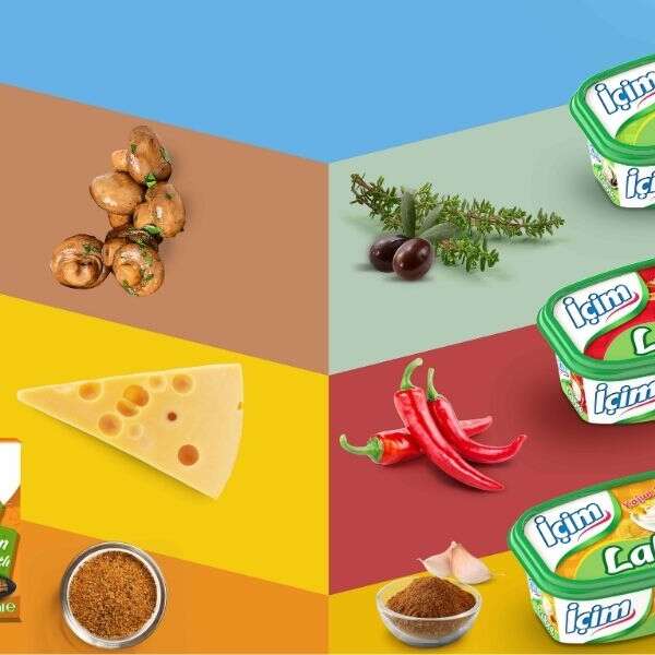 İçim, mutfakların gözdesi labne ve kremayı çeşitlendirdi