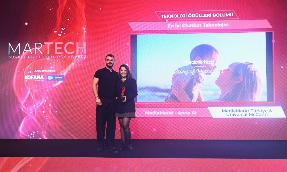 MediaMarkt, ‘Anne AI’ projesiyle Martech Awards’ta ödül kazandı