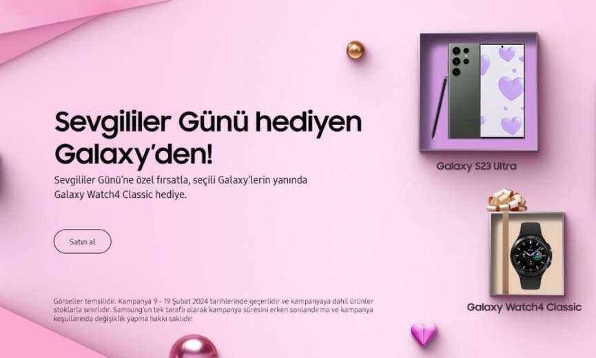 Samsungdan Sevgililer Gunu donemine ozel kampanya