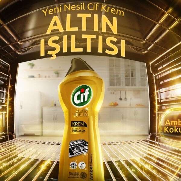 Cif Krem Altın Işıltısı ile Işıltılı Hayatı Seçin !