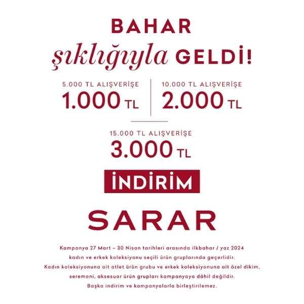 Sarar’da bahar, şıklığıyla geldi