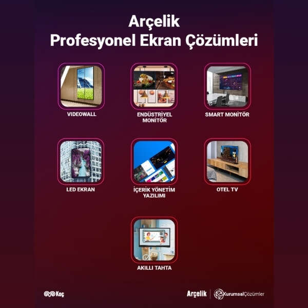 Arçelik Profesyonel Ekran Çözümleri