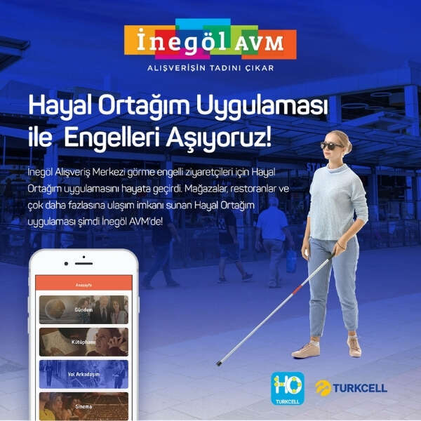 İnegöl AVM, görme engelli vatandaşların AVM’deki deneyimini kolaylaştırıyor