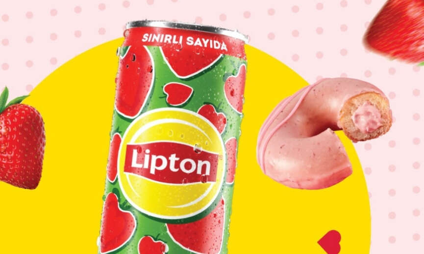 Lipton Ice Tea ve Krispy Kreme isbirligi ilhamini Cilek Askindan aliyor