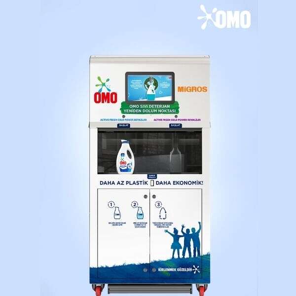 OMO ve Migros iş birliği ile yeniden dolum üniteleri yaygınlaşıyor