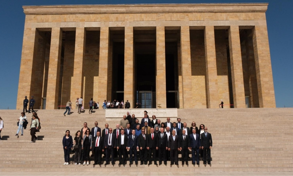 Türkiye Perakendeciler Federasyonu üyeleri Anıtkabir’e ziyaret düzenledi