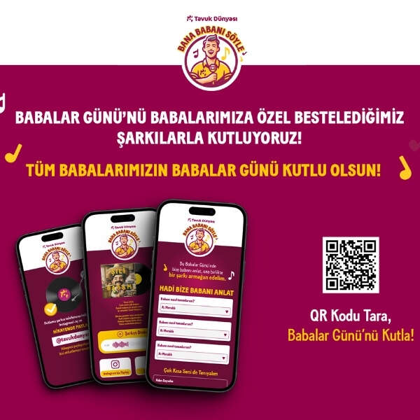 Tavuk Dünyası’ndan Babalar Günü’ne özel hediye: “Bana Babanı Söyle”