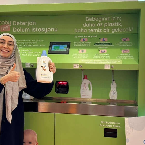 ebebek, deterjan dolum istasyonlarının sayısını artırdı