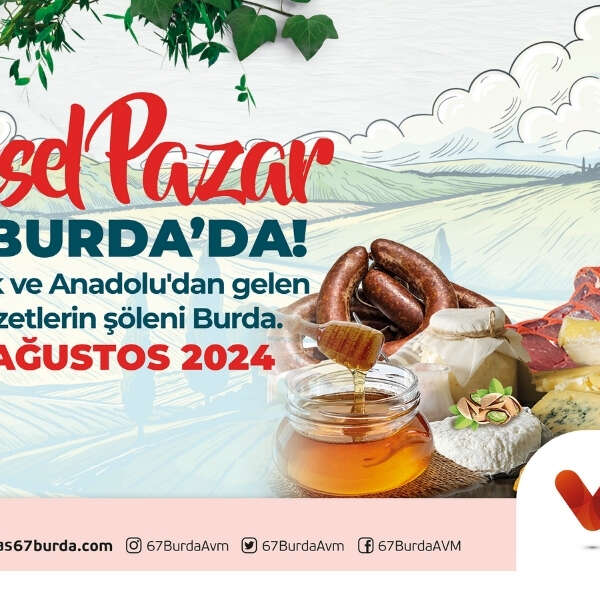 İlker Özçetin 2 67 Burda AVM’de yöresel ürünler pazarı