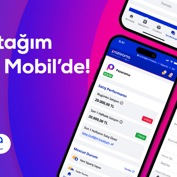 Pazarama İş Ortağım mobil uygulaması App Store ve Google Play’de yerini aldı