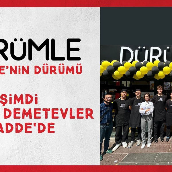 İlker Özçetin 6 Dürümle Ankara Demetevler’de yeni restoranını açtı