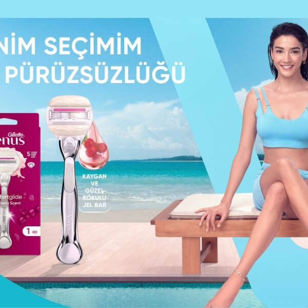 İlker Özçetin 13 Aybüke Pusat, Gillette Venus’ün yeni ürünleri için kamera karşısına keçti
