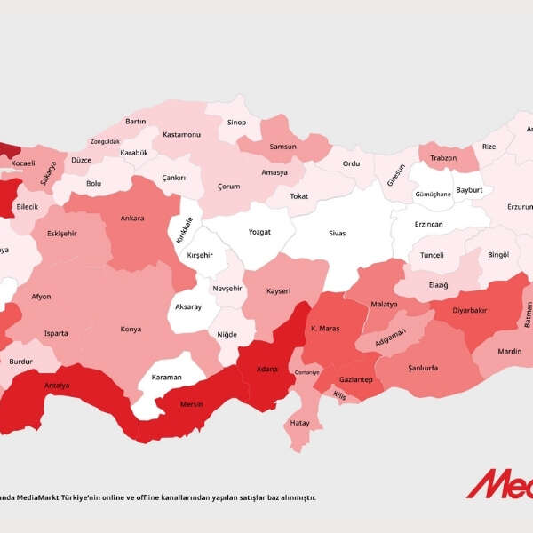 MediaMarkt ‘Türkiye’nin Isı Haritası’nı yayınladı