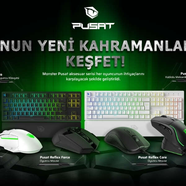 Monster Notebook yeni Pusat aksesuar ürün ailesini satışa sundu