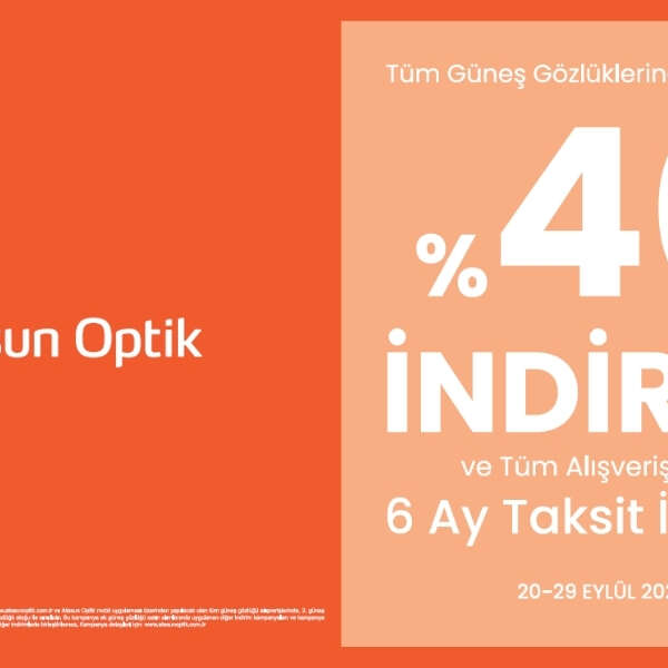 İlker Özçetin 5 Atasun Optik’ten harika kampanya