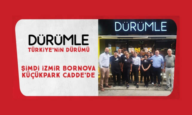 Durumle Izmir Bornova Kucukpark Caddede yeni restoranini acti