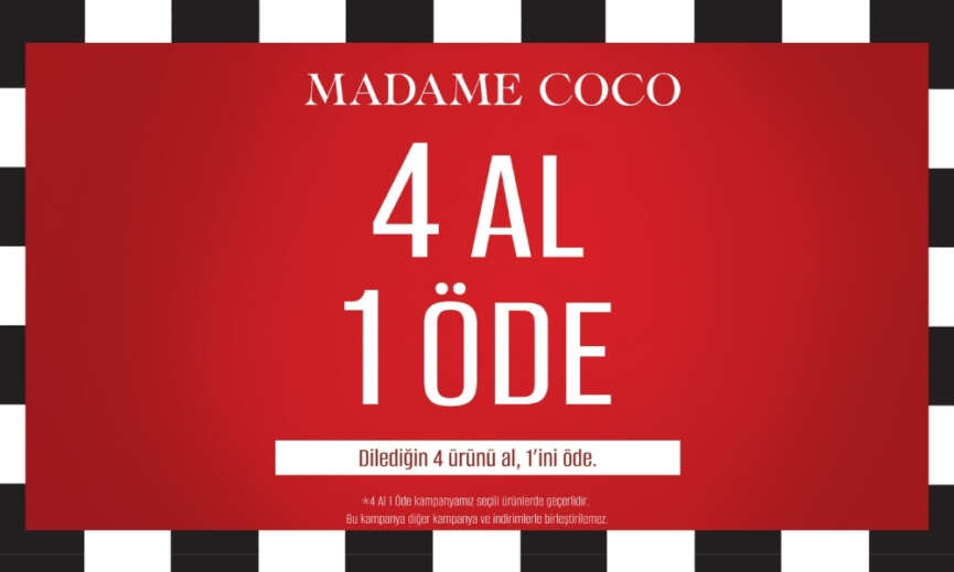 Madame Cocoda 4 AL 1 ODE Kampanyasi Basladi