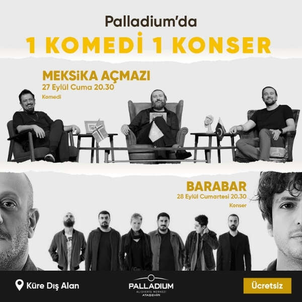 Palladium AVM’de Meksika Açmazı ve Barabar sahnede, minikler neşeli etkinliklerde