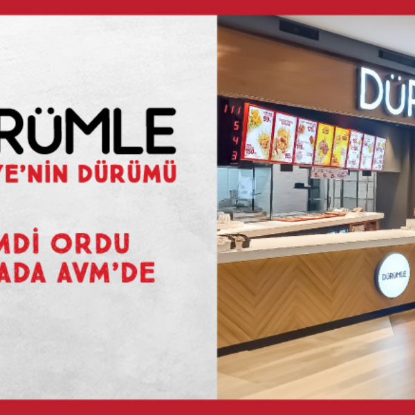 Dürümle Ordu Novada AVM’de yeni restoranını açtı